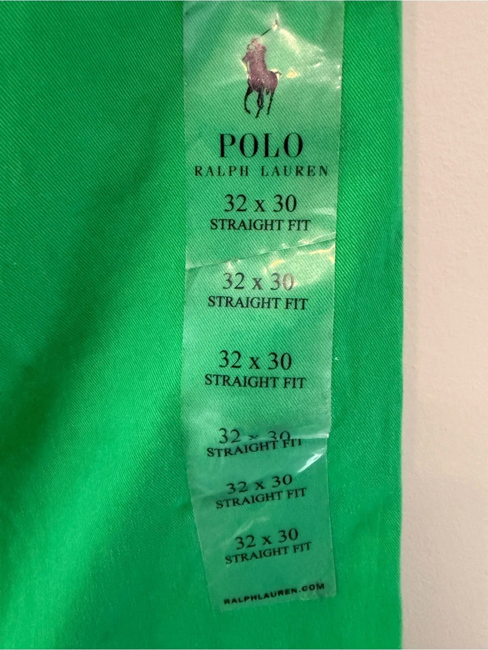 Polo Ralph Lauren Men’s Stretch Straight Fit Chinos Bright Green NWT 32/30